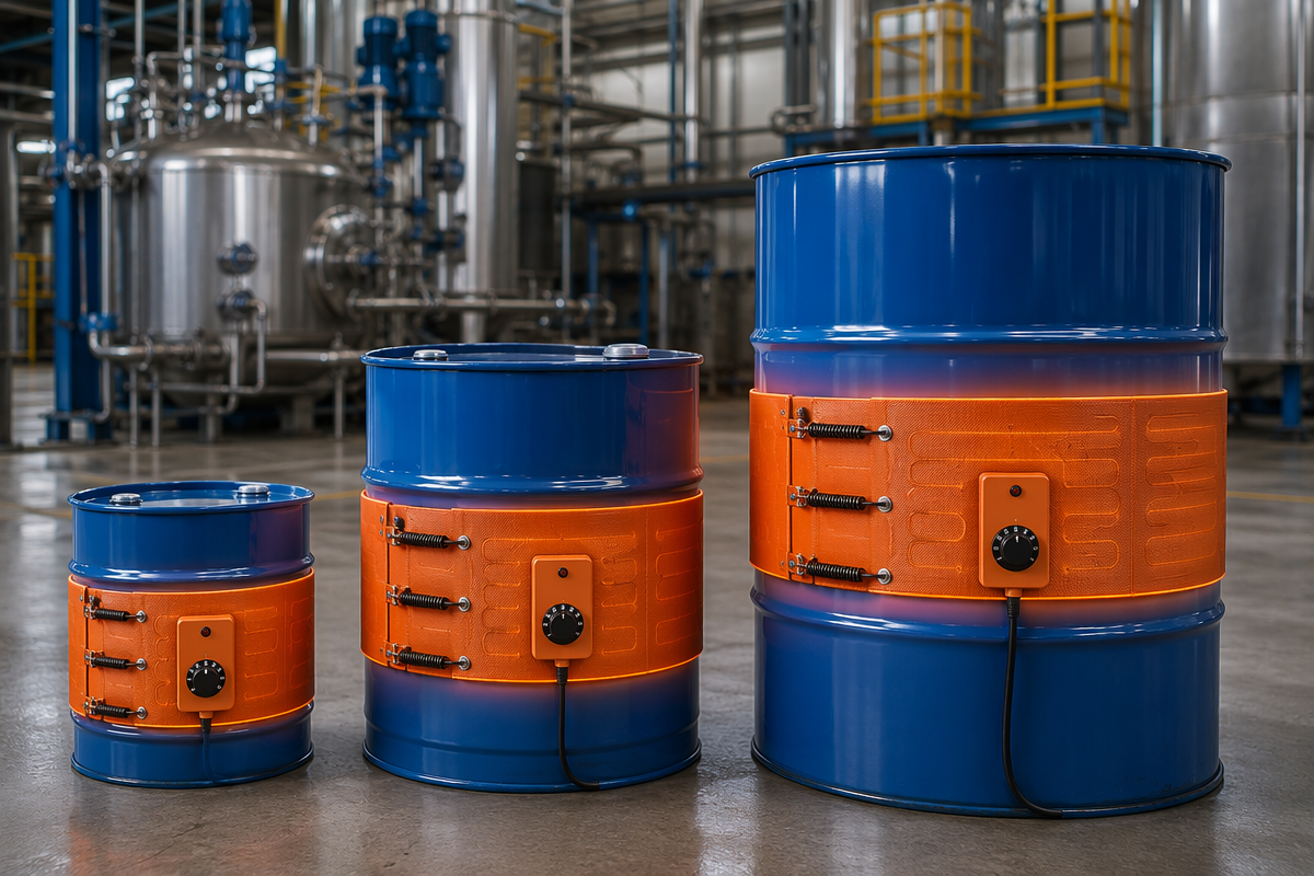 Oil Drum Heater sizes for different drum capacities