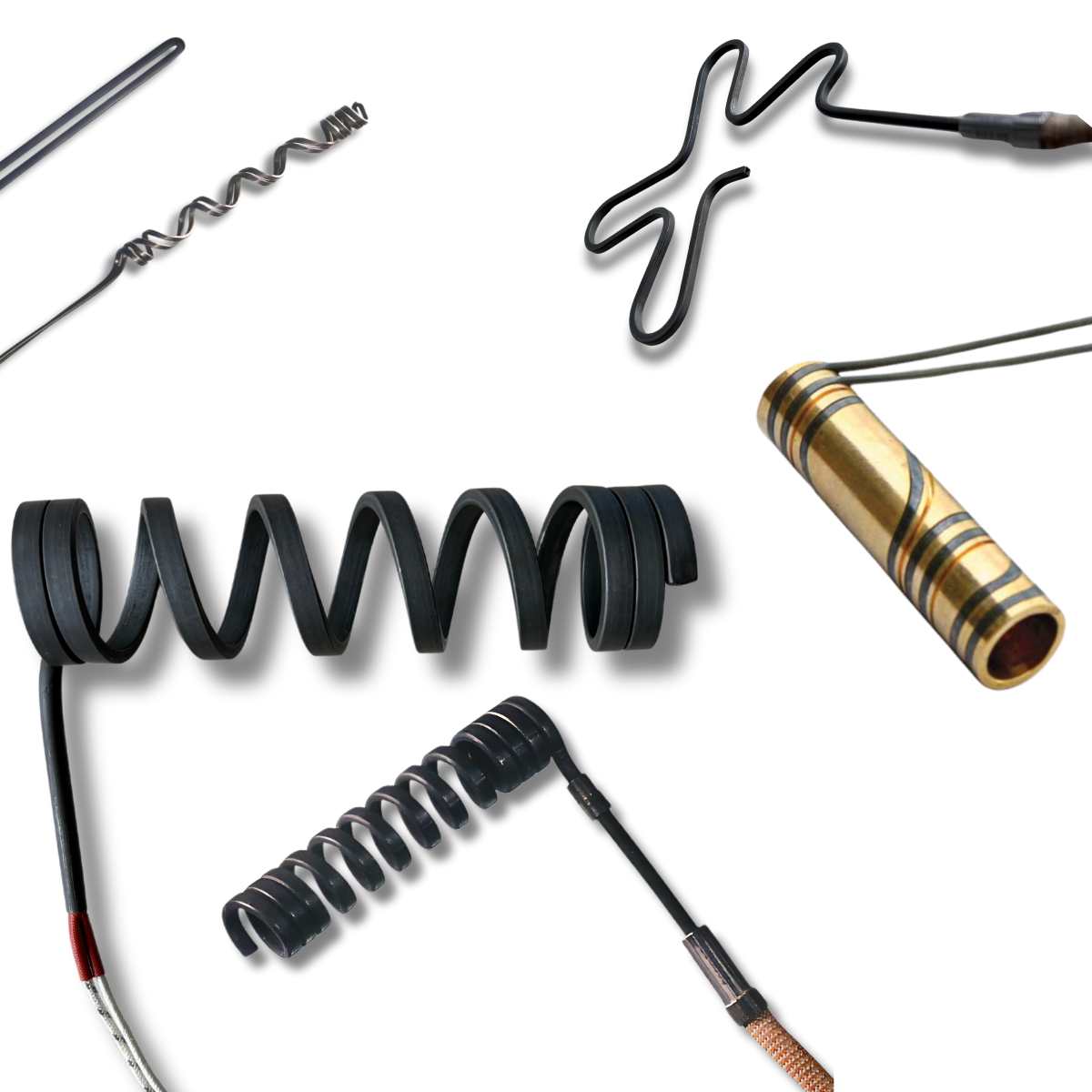 stainless steel and brass heating elements