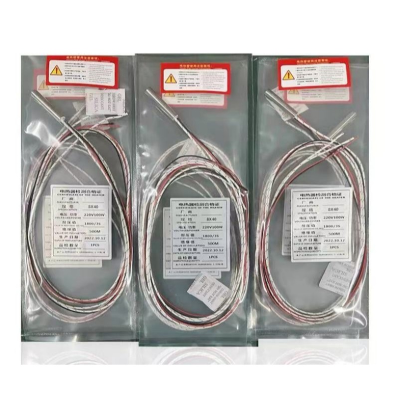 cartridge heater with built-in K-type thermocouple for temperature control