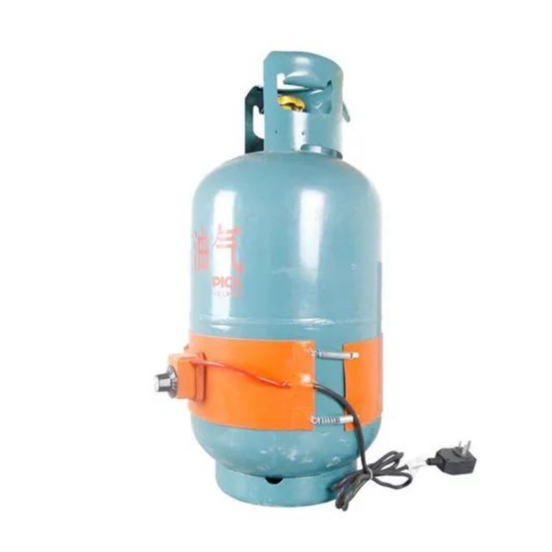 Propane Tank Heater installed on LPG cylinder