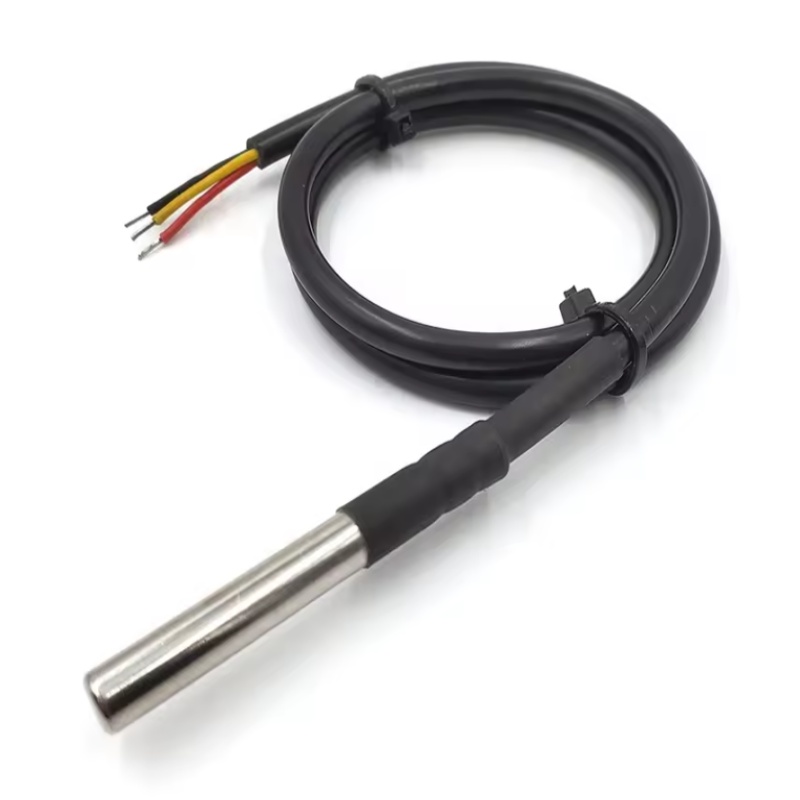Waterproof Stainless Steel DS18B20 Temperature Probe Waterproof stainless steel DS18B20 temperature probe with PVC cable