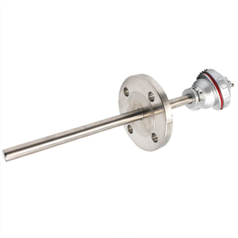 Flange Mounted Assembly Thermocouple with fixed industrial flange