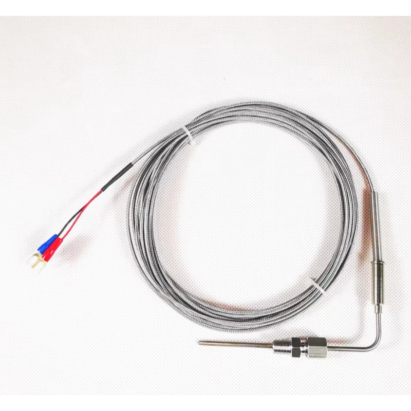 Threaded Compression Fitting Sheathed Thermocouple with adjustable compression fitting