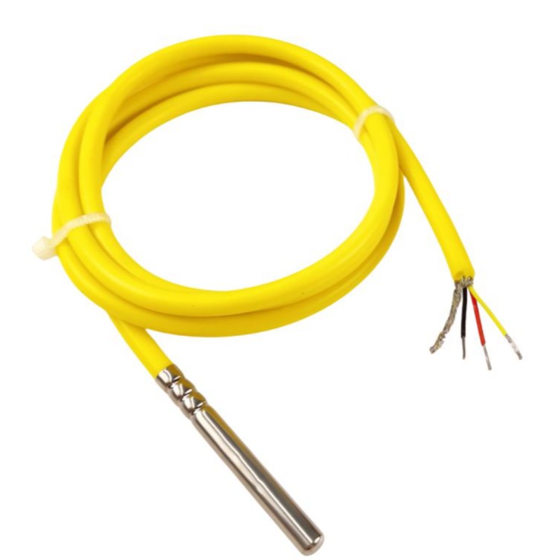 DS18B20 Temperature Probe with Silicone Cable DS18B20 temperature probe with flexible silicone cable