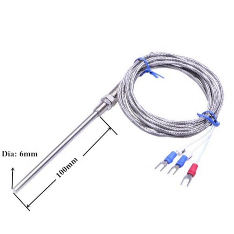 Threaded PT100 RTD Temperature Probe Threaded PT100 RTD temperature sensor
